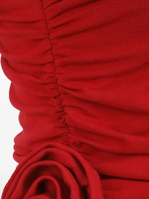 Magda Butrym knot-detail one-shoulder blouse - Red - zdjęcie produktu nr 2