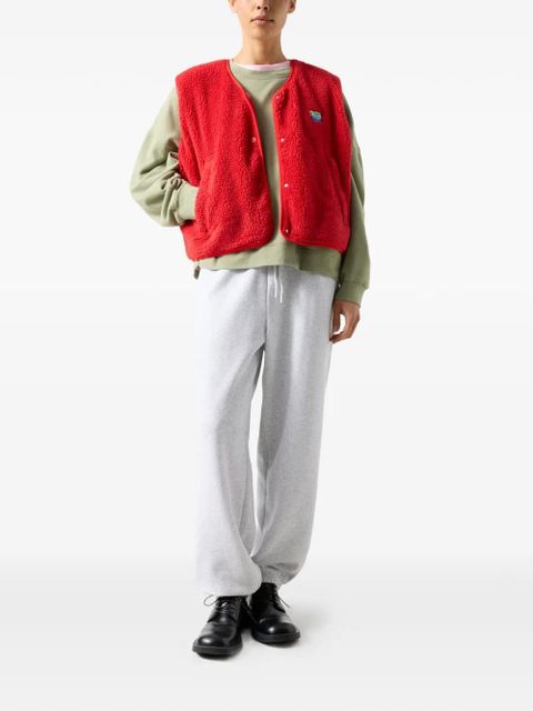 American Vintage sleeveless buttoned waistcoat - Red - zdjęcie produktu nr 2