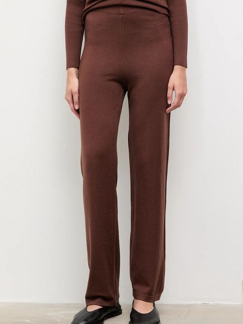 Answear.LAB komplet damski kolor brązowy