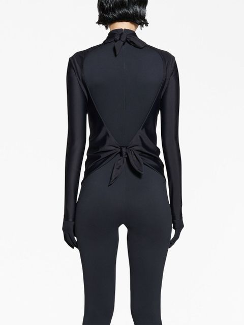Balenciaga long-sleeve turtleneck top - Black