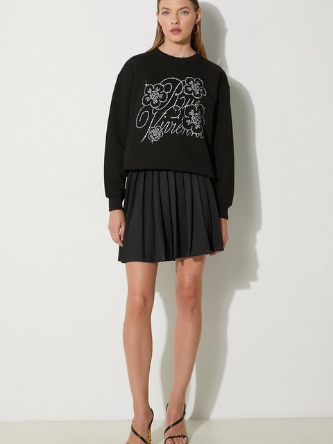 Kenzo bluza bawełniana Constellation Emb Classic damska kolor czarny z aplikacją FE62SW1654MF.99J - zdjęcie produktu nr 2