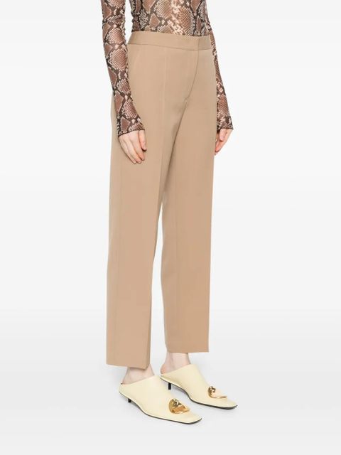 Jil Sander tapered cropped trousers - Neutrals