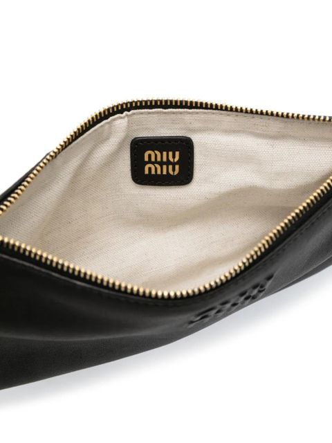 Miu Miu leather mini bag - Black