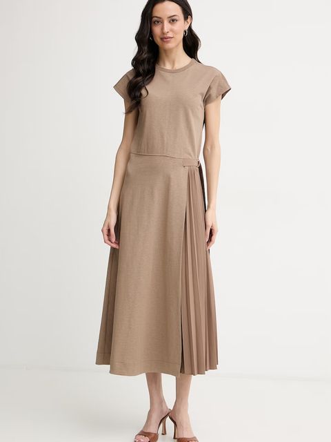 Max&Co. sukienka rozkloszowana z bawełną MCOCOLIBRI - zdjęcie produktu nr 1