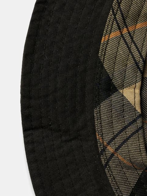 Barbour kapelusz bawełniany kolor zielony LHA0519