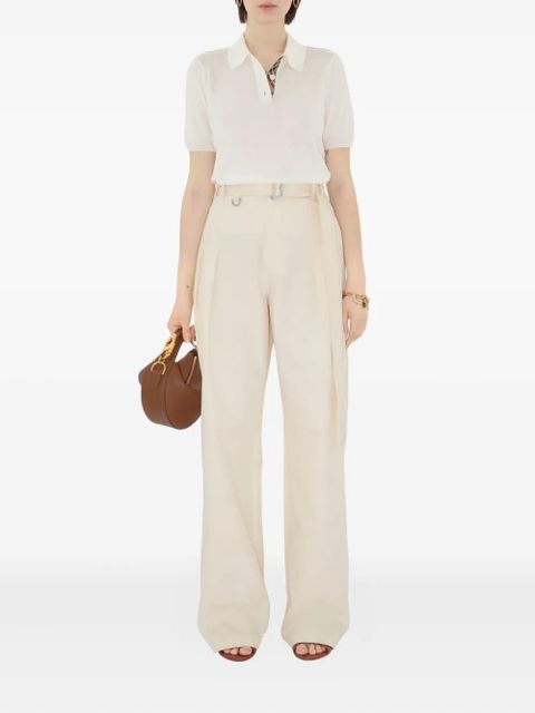 Burberry wool polo shirt - White - zdjęcie produktu nr 2