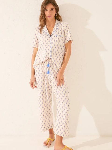 women'secret piżama damska kolor beżowy 4852090 - zdjęcie produktu nr 1