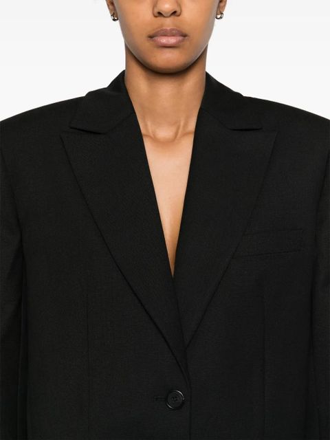 ANINE BING single-breasted blazer - Black