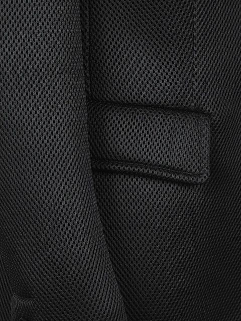 Max Mara textured single-breasted blazer - Black