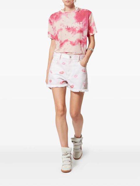 MARANT ÉTOILE ZEWEL tie-dye T-shirt - Pink - zdjęcie produktu nr 2