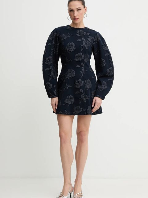 Rotate sukienka kolor granatowy mini rozkloszowana 1154962318 - zdjęcie produktu nr 2