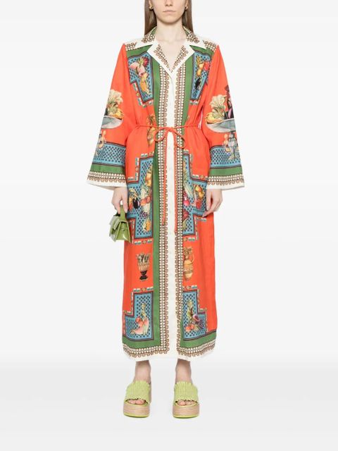 ALEMAIS Rocco shirt-dress - Orange