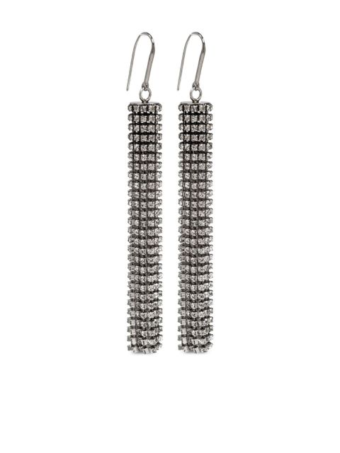 ISABEL MARANT crystal-embellished earrings - Silver - zdjęcie produktu nr 1