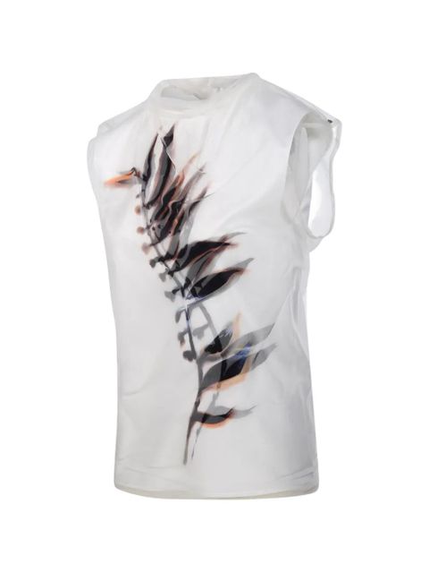 Sportmax floral-print top - White