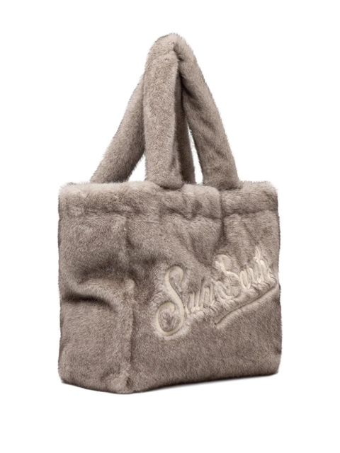 MC2 Saint Barth faux-fur tote bag - Grey - zdjęcie produktu nr 2