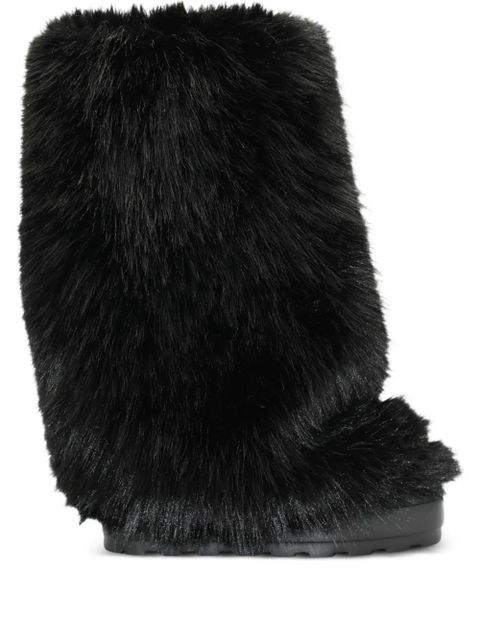 Casadei faux-fur boots - Black - zdjęcie produktu nr 1