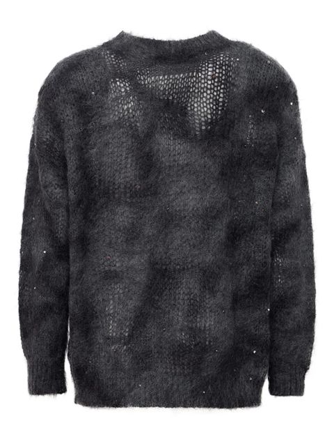 ISABEL MARANT sequin-embellished sweater - Grey