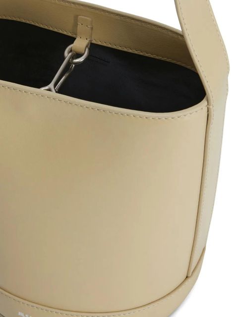 Jil Sander Cannolo bucket bag - Neutrals