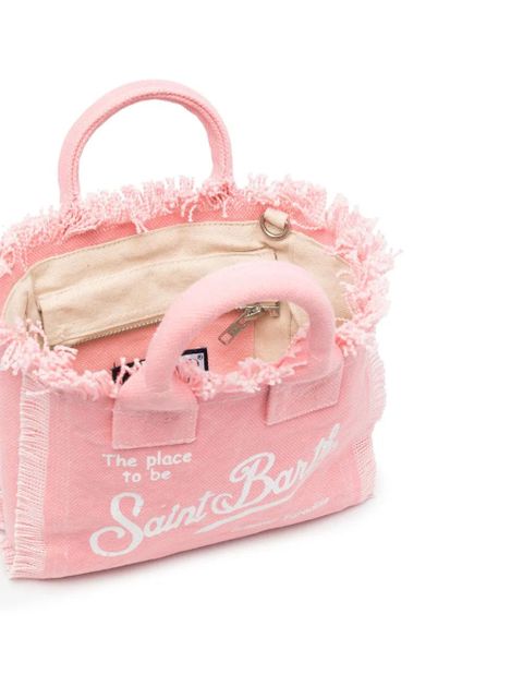 MC2 Saint Barth mini Vanity canvas tote bag - Pink