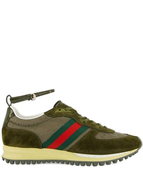 Gucci Re-Motion ankle-strap sneakers - Green - zdjęcie produktu nr 1