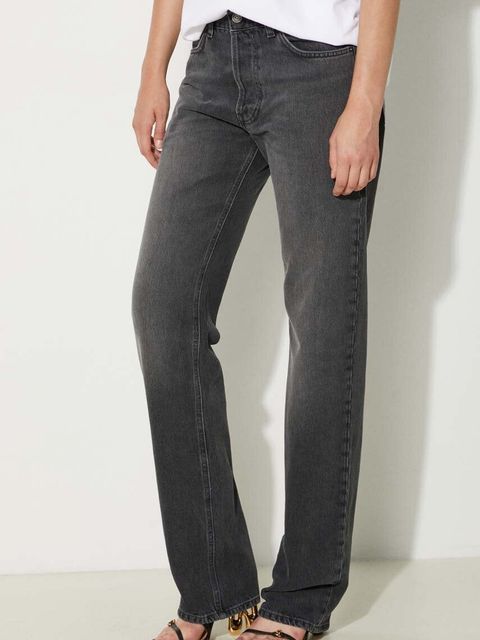 Fiorucci jeansy Faded Black Straight Fit Jeans