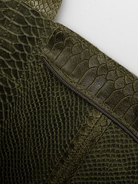 Answear.LAB torebka skórzana kolor zielony