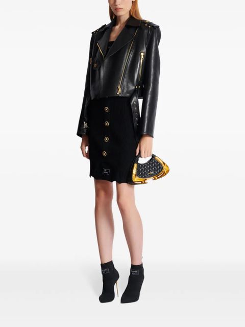 Balmain Optical Illusion skirt - Black - zdjęcie produktu nr 2