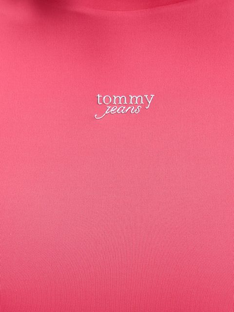 Tommy Jeans sukienka kolor czerwony mini dopasowana DW0DW21504