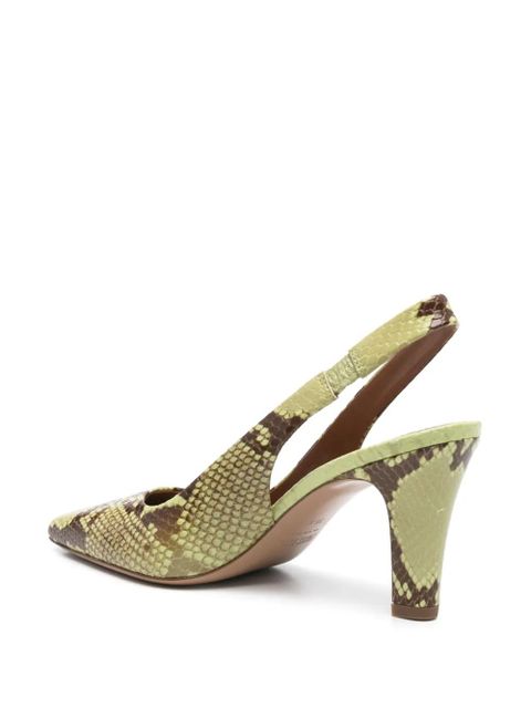 Paris Texas 80mm leather pumps - Green