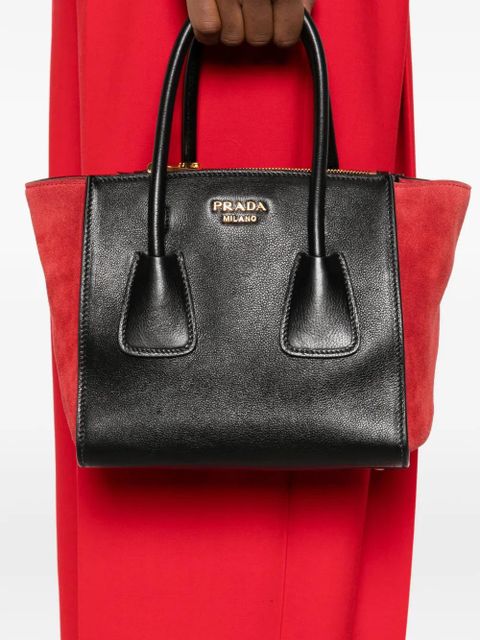 Prada logo-detail tote bag - Black - zdjęcie produktu nr 2