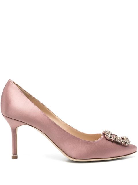 Manolo Blahnik 70mm Hangisi pumps - Pink - zdjęcie produktu nr 1