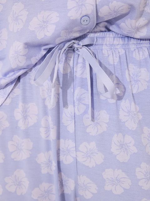 women'secret piżama damska kolor niebieski 4752519