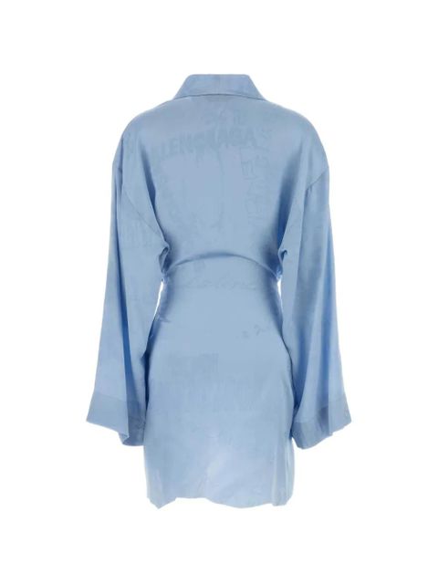 Balenciaga belted robe - Blue - zdjęcie produktu nr 2