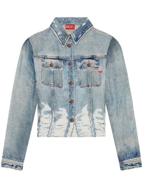 Diesel C-Lorelle denim-print shirt - Blue - zdjęcie produktu nr 1