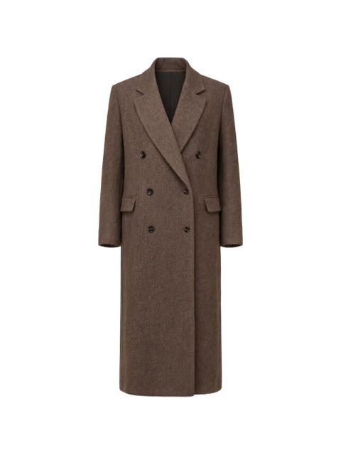 Reformation Lucas double-breasted coat - Brown - zdjęcie produktu nr 1