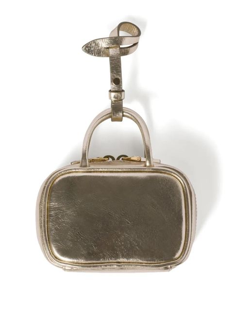 Miu Miu mini leather pouch - Gold