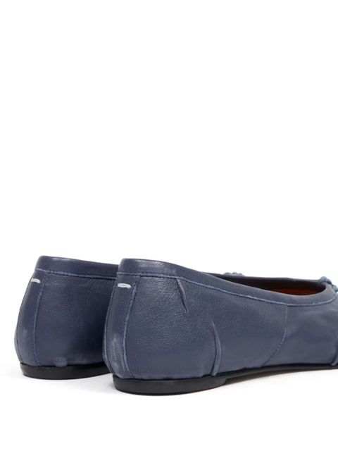 Maison Margiela Tabi New leather ballerina shoes - Blue