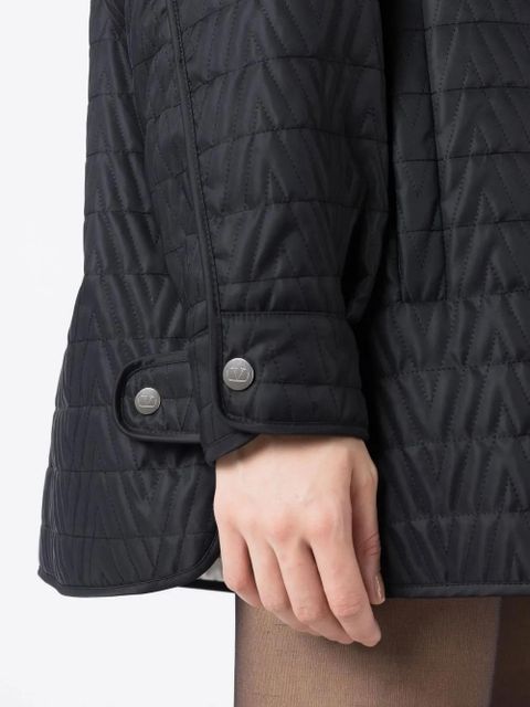 Valentino Garavani chevron-quilt jacket - Black