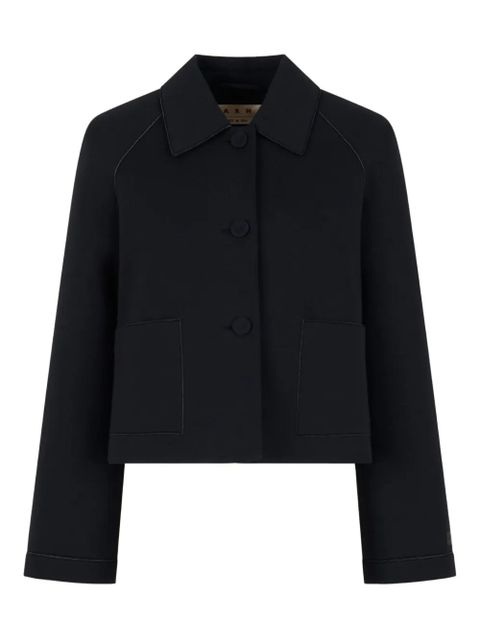 Marni cropped button-up jacket - Black - zdjęcie produktu nr 1