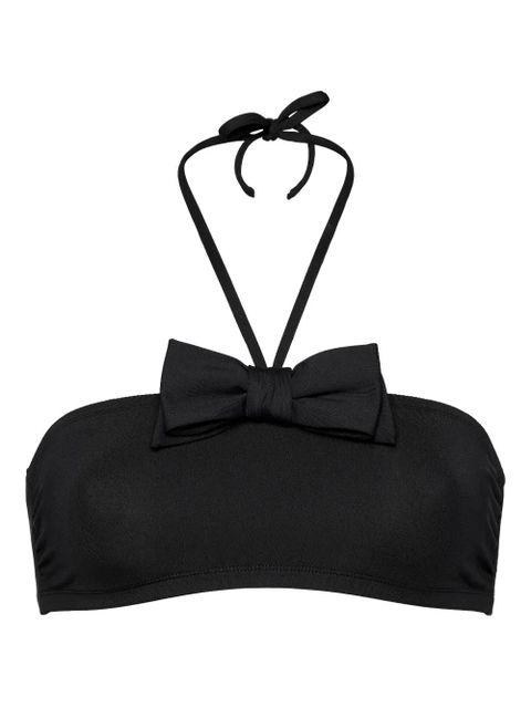 ERES Satin bandeau bikini top - Black - zdjęcie produktu nr 1