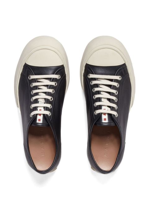 Marni Pablo leather flatform sneakers - Black