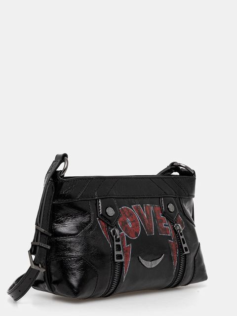 ZADIG&VOLTAIRE torebka skórzana kolor czarny LWBA03951 - zdjęcie produktu nr 2