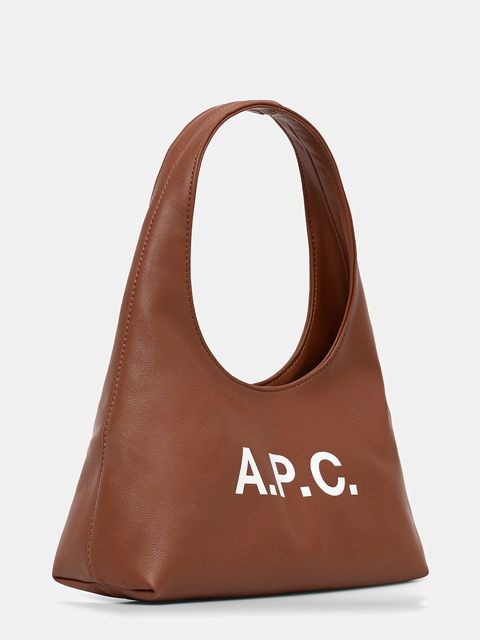 A.P.C. torebka baby ninon shoulder kolor brązowy PUAAT.F67027