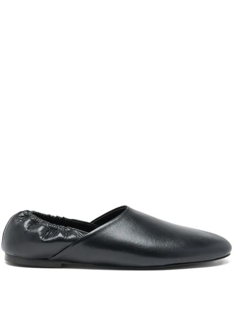Proenza Schouler elasticated-back leather slippers - Black - zdjęcie produktu nr 1