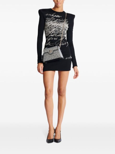 Balmain B-Buzz Dynasty tote bag - Silver - zdjęcie produktu nr 2