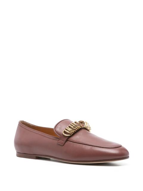 Tod's ring-embellished loafers - Brown - zdjęcie produktu nr 2
