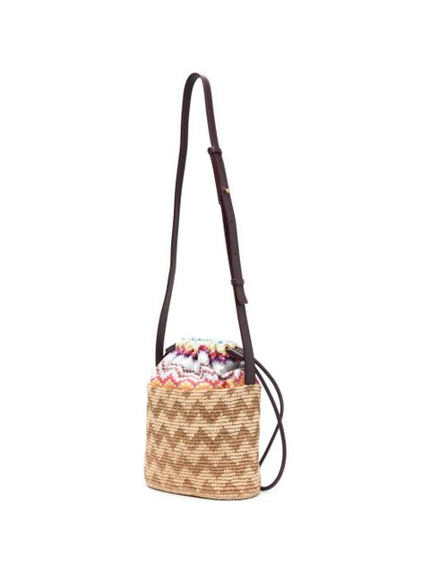 Missoni zig-zag bucket bag - Neutrals