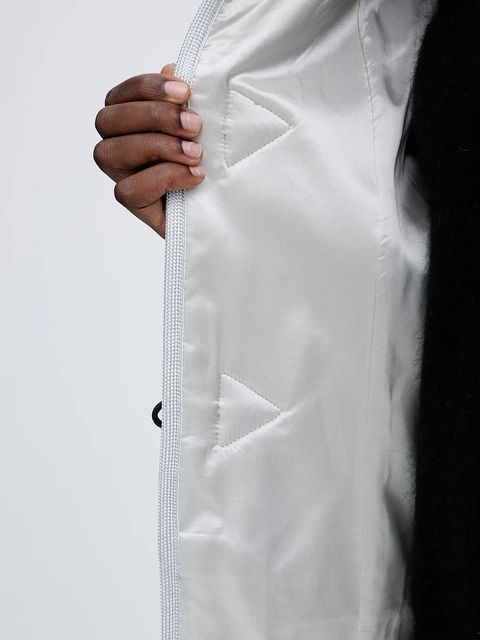 Forte Forte kurtka kolor szary przejściowa oversize 14301.mycoat