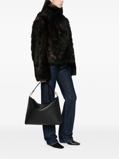 TOTEME medium Bevel tote bag - Black - zdjęcie produktu nr 2