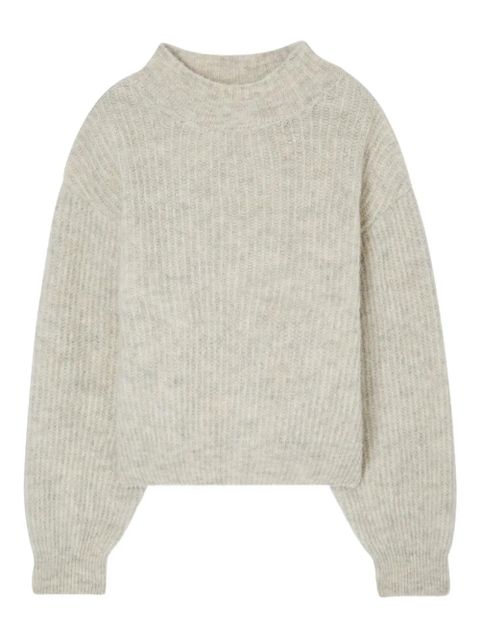 American Vintage high-neck ribbed East jumper - Neutrals - zdjęcie produktu nr 1